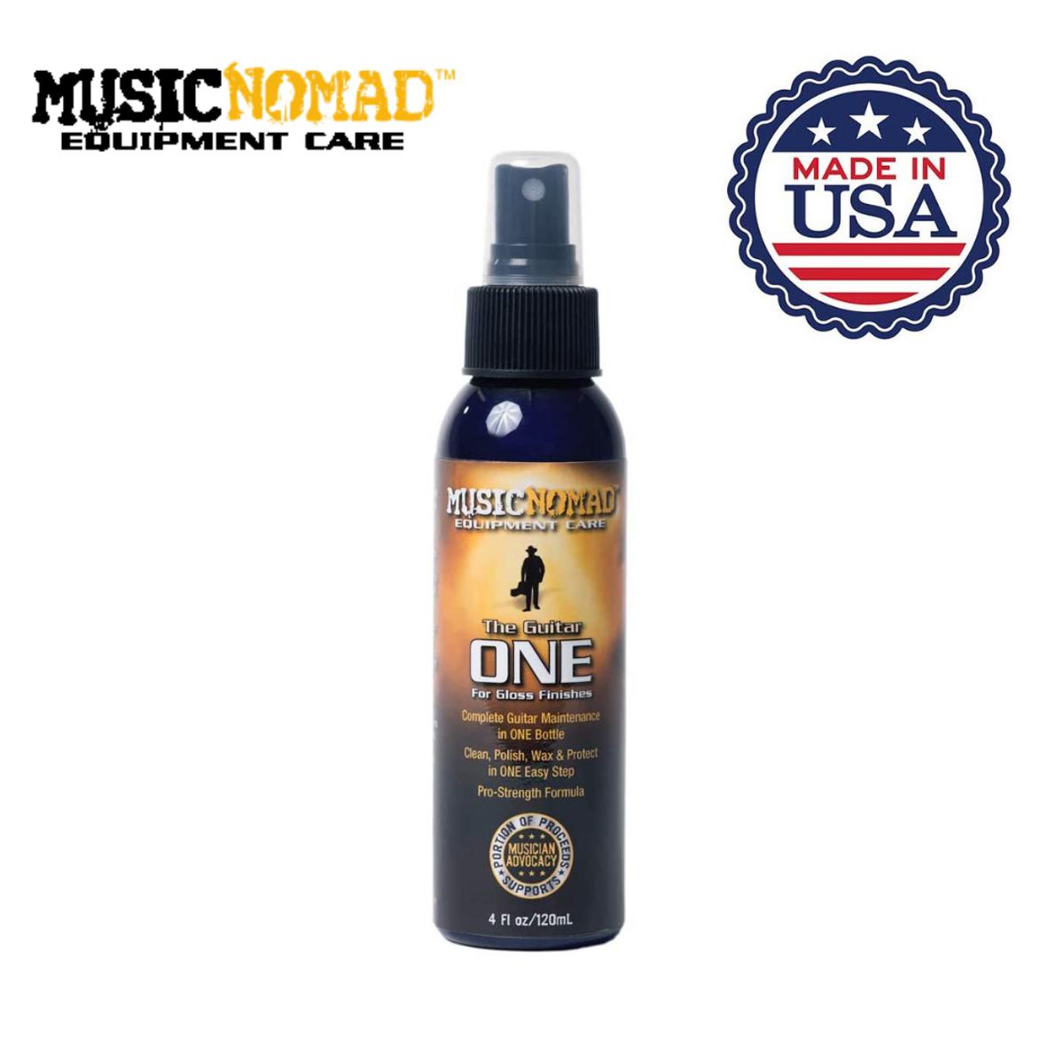 Picture of MusicNomad MN103 Guitar ONE All-in-1 Cleaner, Polish, and Wax, 4 oz.