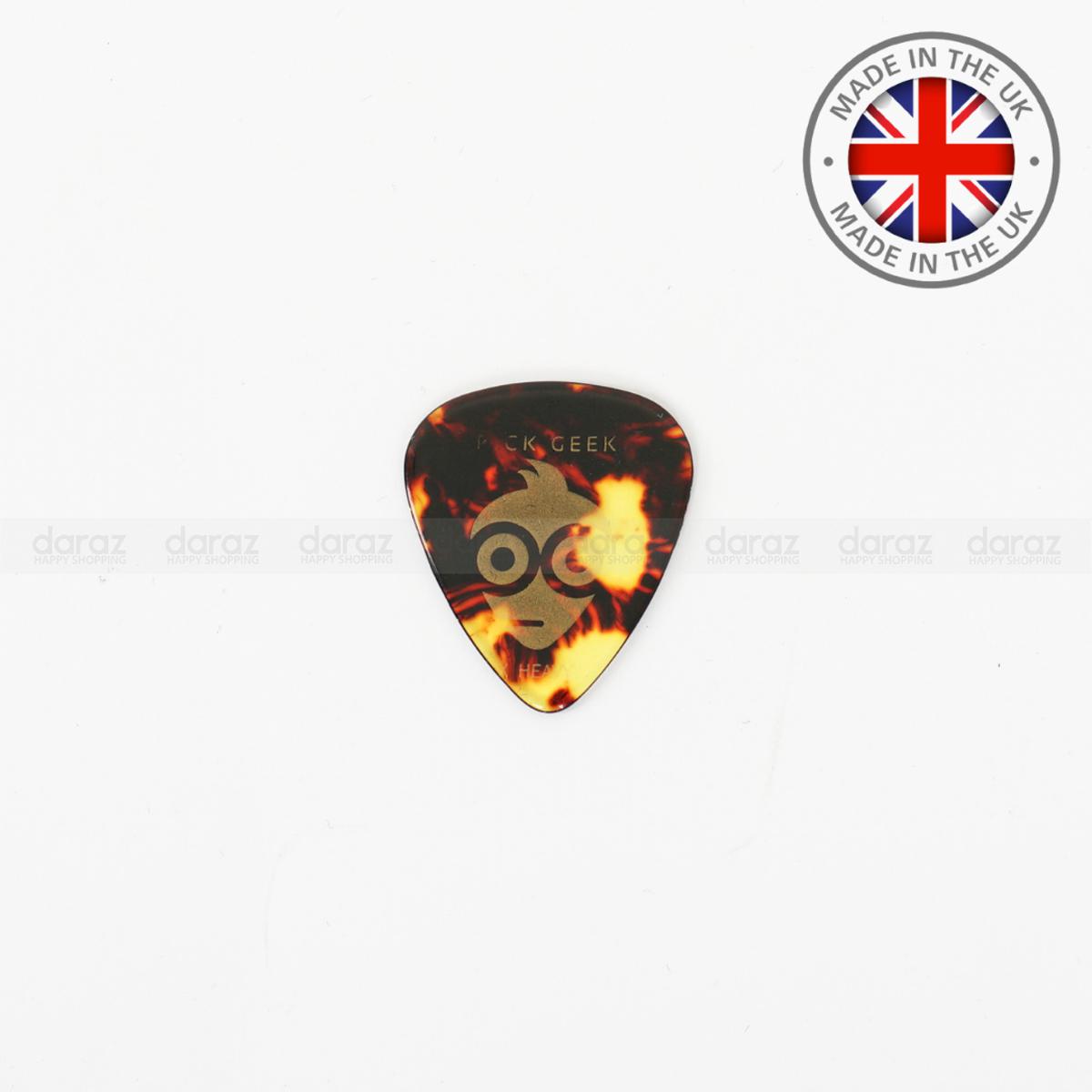 Picture of Pick Geek Origin Guitar Picks Extra Heavy (1.5mm) Sunburst Cool Custom Guitar Picks For Electric, Acoustic, or Bass Guitar