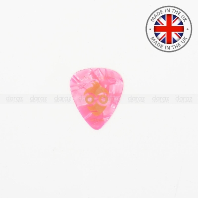 Picture of Pick Geek Origin Guitar Picks Medium (0.71mm) Pink Cool Custom Guitar Picks For Electric, Acoustic, or Bass Guitar