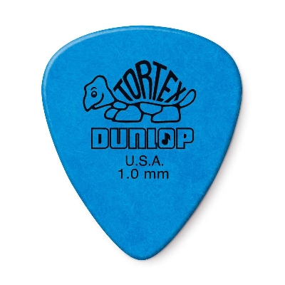 Picture of Dunlop Tortex Standard Guitar Picks - 1.0mm Blue- 1Pcs