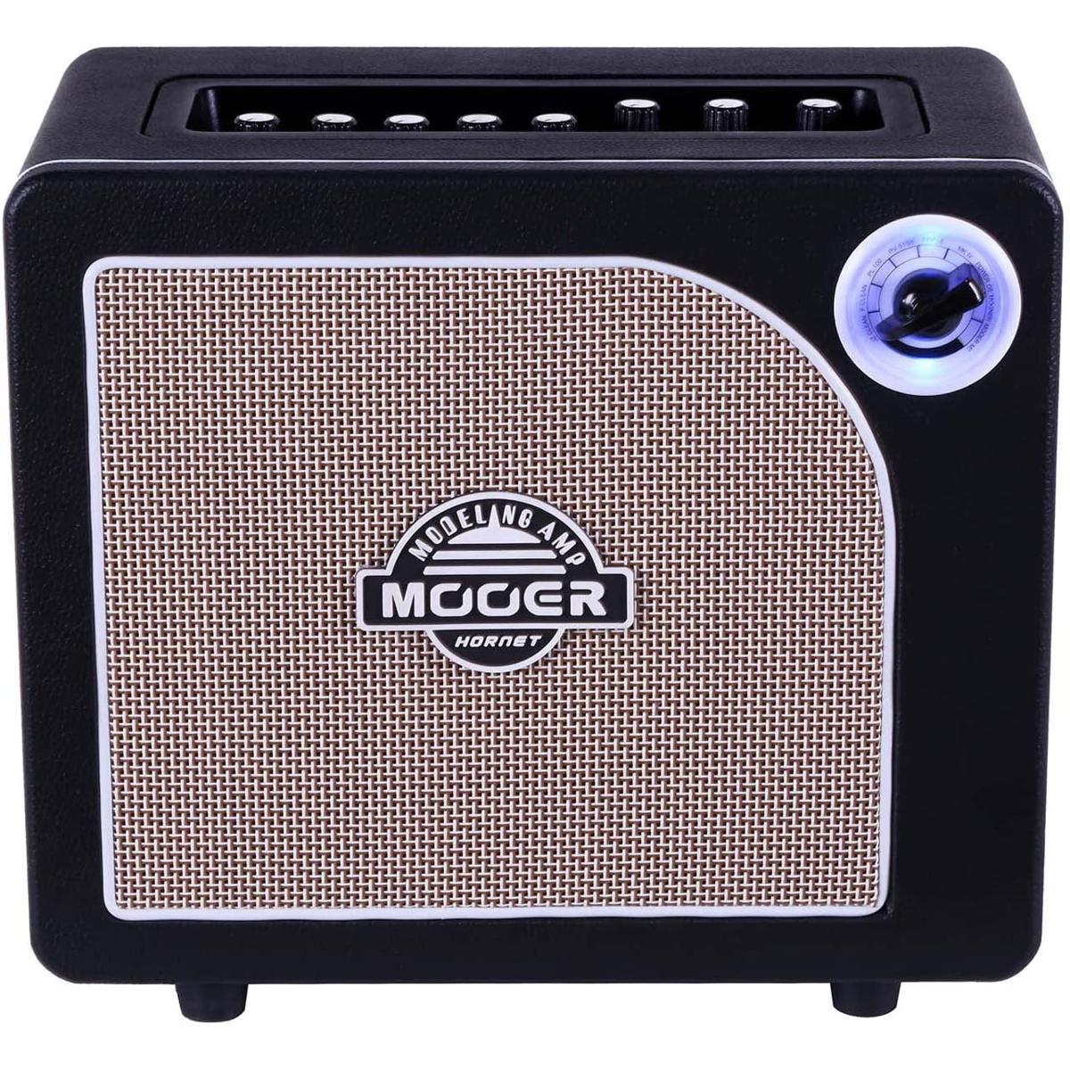 Picture of MOOER Guitar Amplifier Combo 15W, Practice Electric Guitar Amp with 9 Digital Amp Models, 6.5" Speaker, Bluetooth, Headphone Output, for Electric Guitar and Bass -