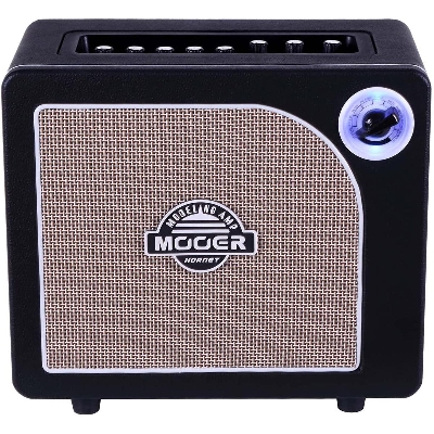 Picture of MOOER Guitar Amplifier Combo 15W, Practice Electric Guitar Amp with 9 Digital Amp Models, 6.5" Speaker, Bluetooth, Headphone Output, for Electric Guitar and Bass -