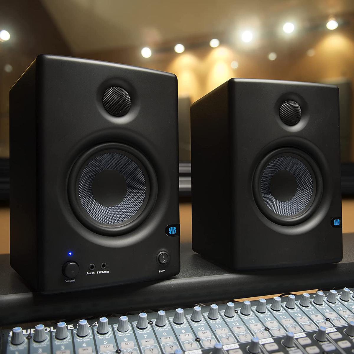 Picture of PreSonus Eris E4.5-2-Way 4.5" Near Field Studio Monitor (Pair) Click image to open expanded view PreSonus Eris E4.5-2-Way 4.5" Near Field Studio Monitor (Pair)