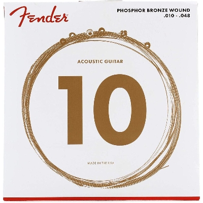 Picture of Fender Phosphor Bronze Acoustic Guitar Strings, Ball End, 60XL .010-.048