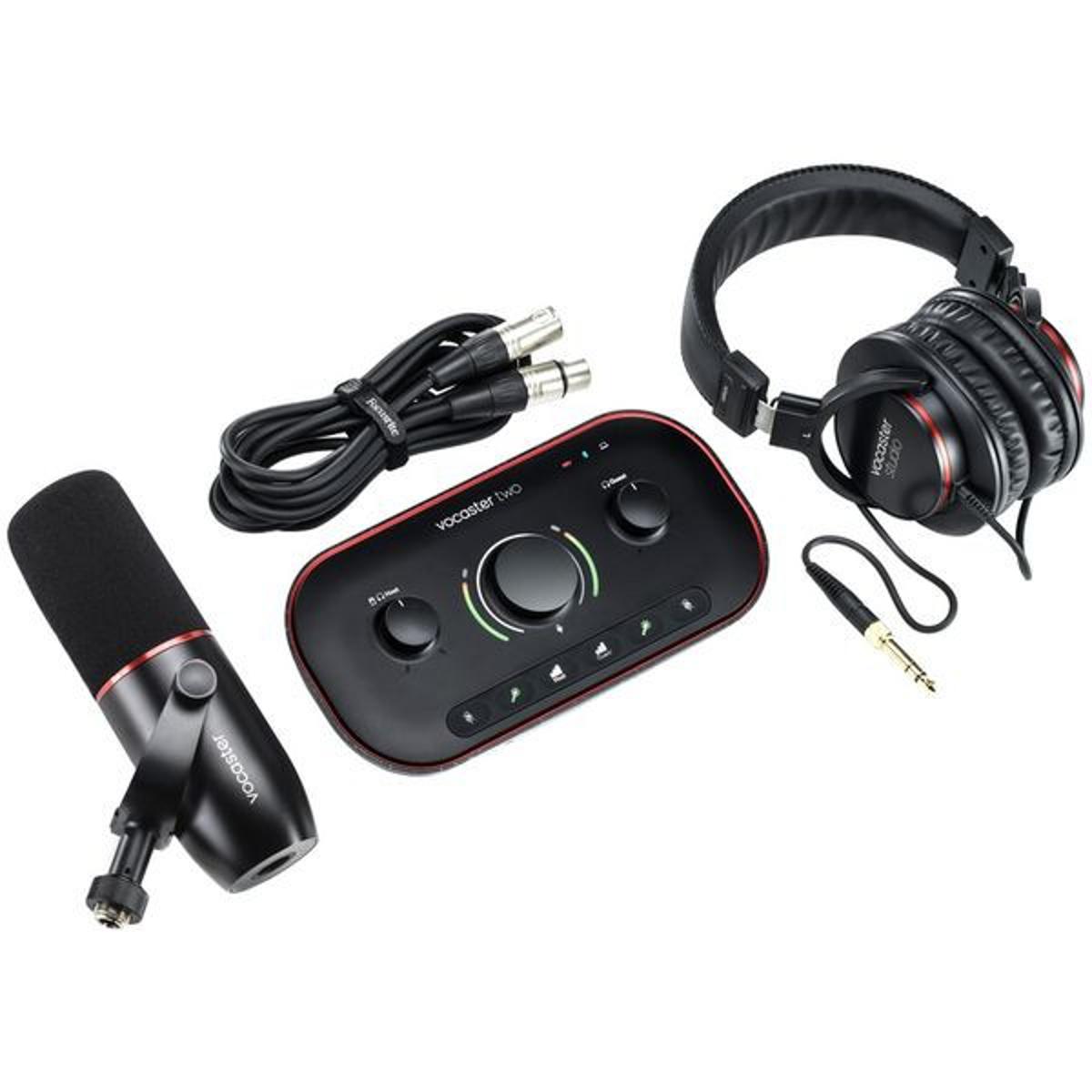 Picture of Focusrite Vocaster Two Studio USB-C Podcasting Audio Interface Bundle