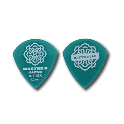 Picture of MASTER 8 JAPAN | INFINIX Hard Polish - JAZZ TYPE 1.2mm (Non Grip) Guitar Picks