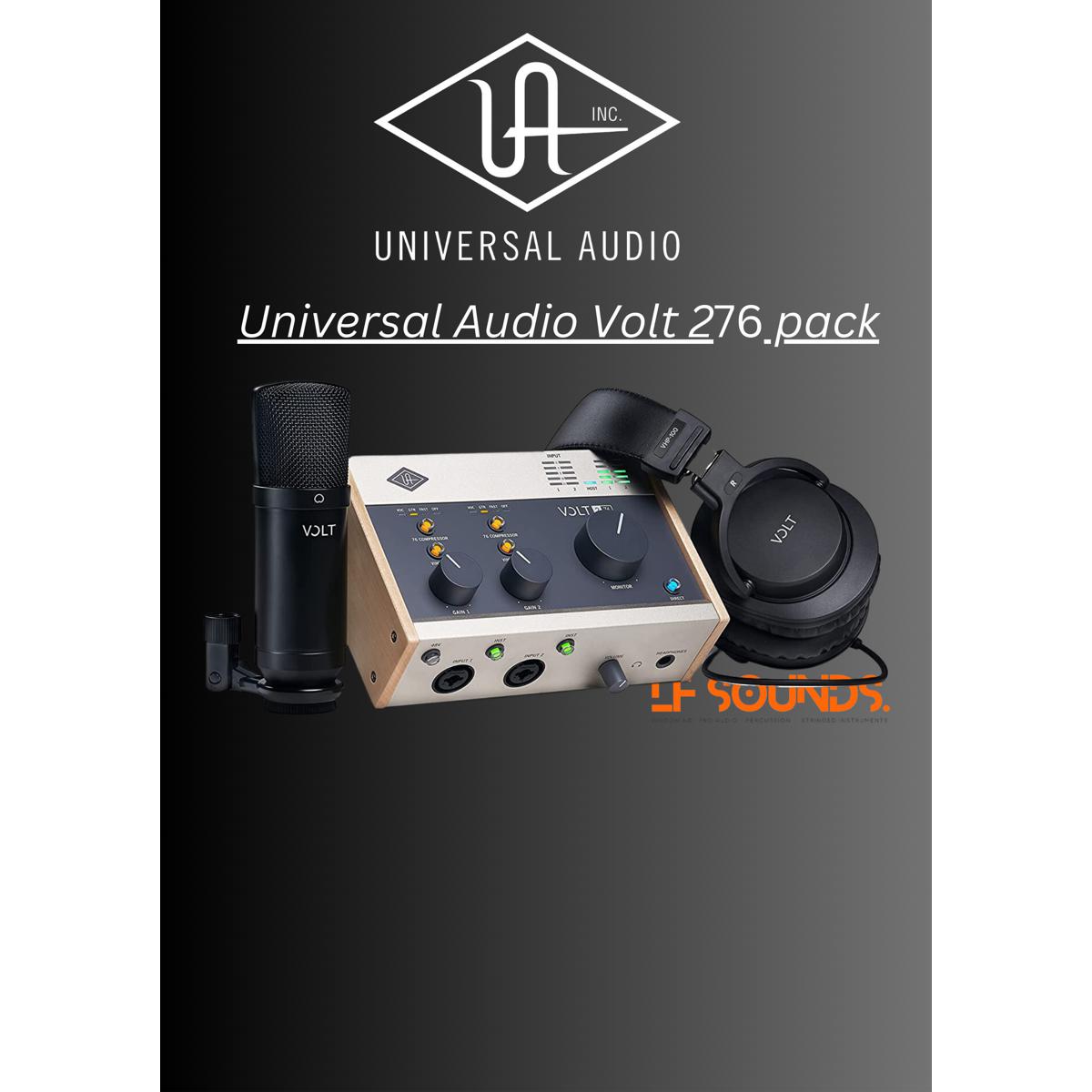 Universal Audio Volt 276 Studio Pack for recording