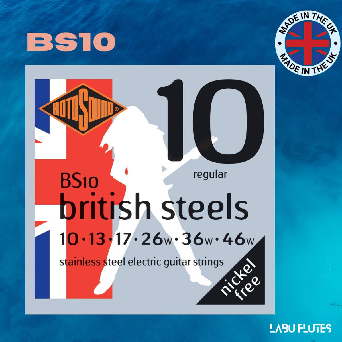 Picture of Rotosound BS10 British Steel Electric Guitar Strings (10-46)