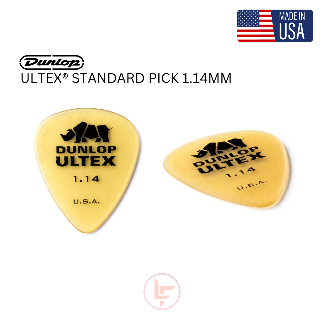 Picture of Dunlop 433P114 Ultex Sharp Guitar Picks 1.14mm Made in USA