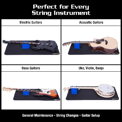 Picture of MusicNomad Premium Instrument Work Mat and Cradle Cube Bundle