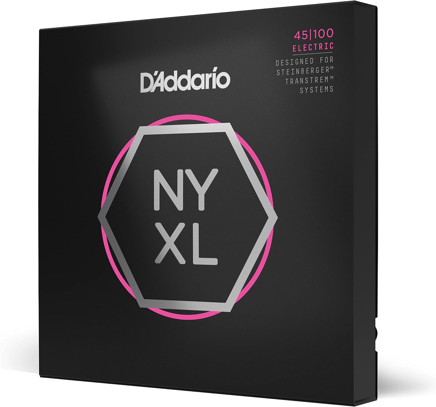 Picture of D'Addario Bass Guitar Strings - NYXL Bass Strings - NYXLS45100 - Unrivaled Strength, Tuning Stability, Enhanced Response - For 4 String Bass Guitars - 45-100 Regular Light Double Ball End, Long Scale