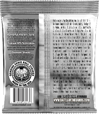 Picture of Ernie Ball 3123 Super Slinky Coated Titanium RPS Electric Guitar Strings - .009-.042
