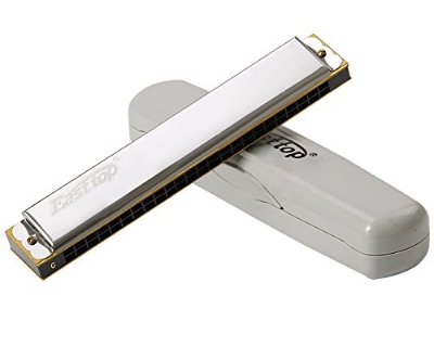 Picture of Easttop Harmonica 24 Holes 48 Tones with C Key Professional Mouth Organ