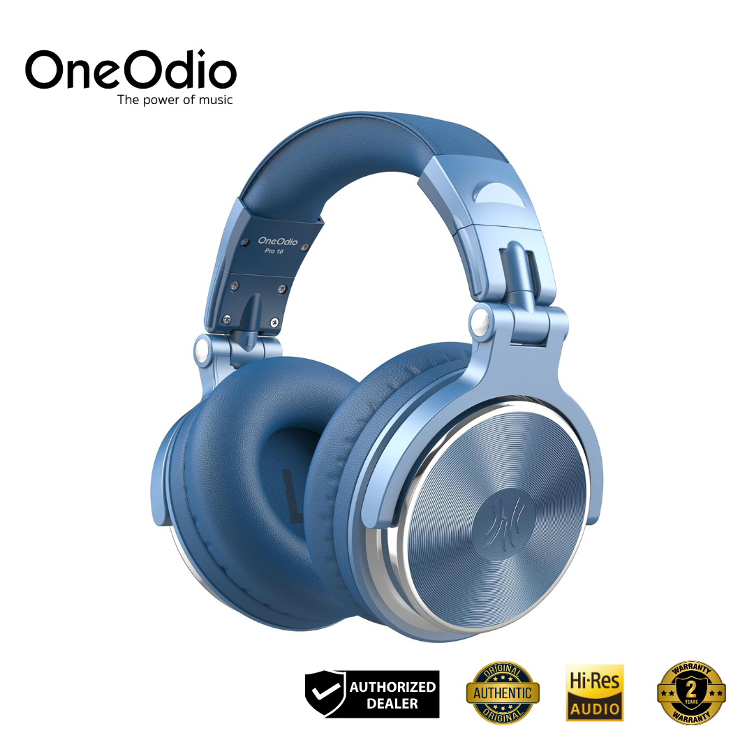 Picture of OneOdio Wired Over Ear Headphones Hi-Res Studio Monitor & Mixing DJ Stereo Headsets with 50mm Drivers and 1/4 to 3.5mm Jack for AMP Computer Recording Podcast Keyboard Guitar Laptop - Sky Blue
