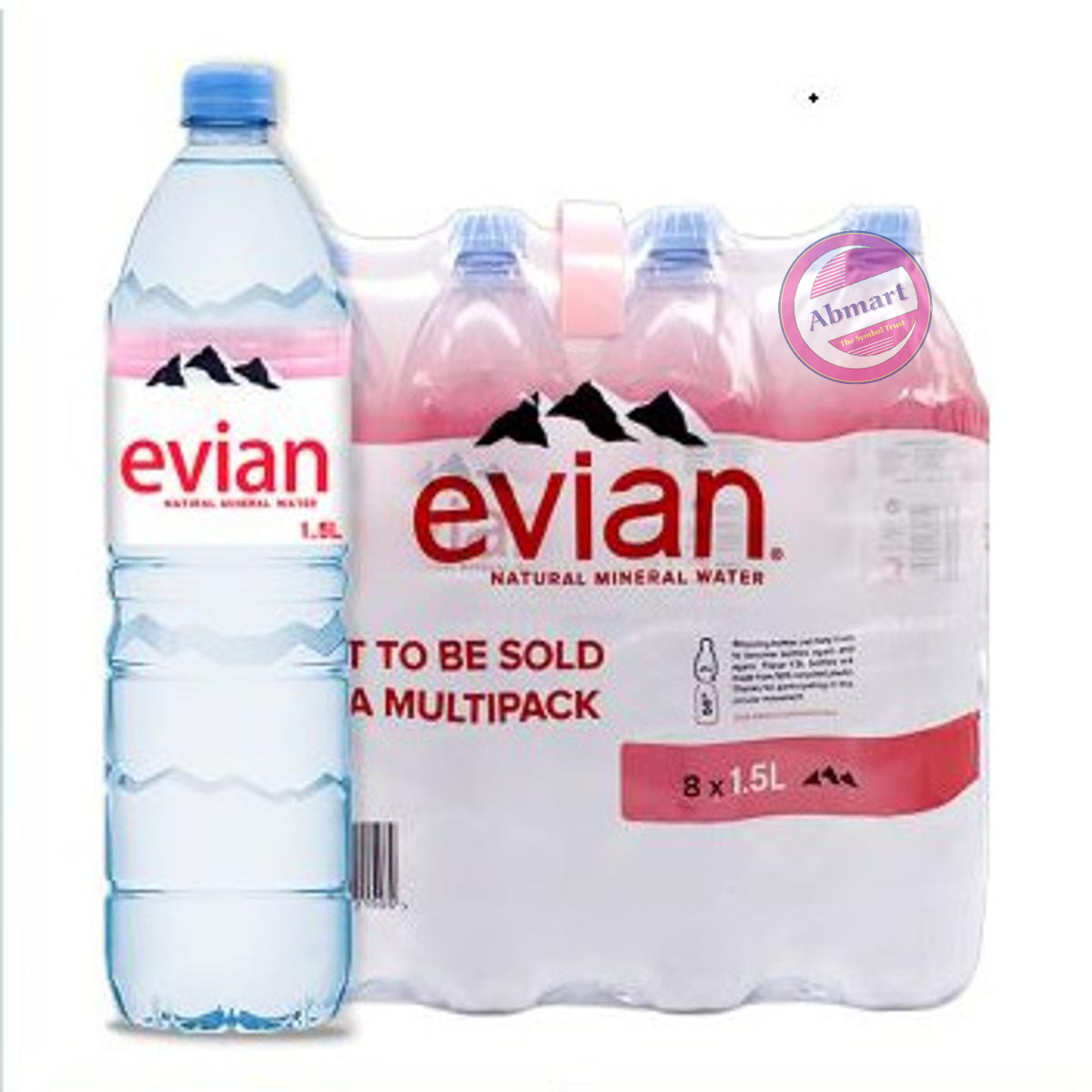 Picture of evian Natural Mineral Water - 1.5ltr - 8pcs