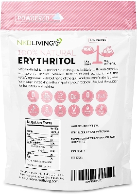 Picture of NKD Living Powdered Erythritol - Zero Calorie Icing Sugar 1kg
