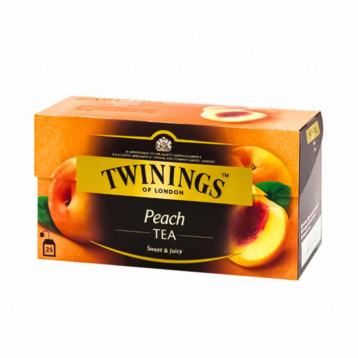 Picture of Twinings of London Peach 25 tea bags