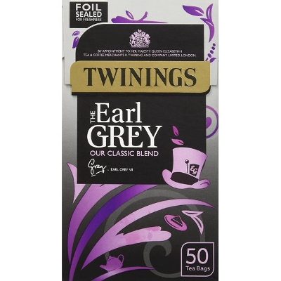 Picture of Twinings Earl Grey Tea 50 Tea Bags-125gm