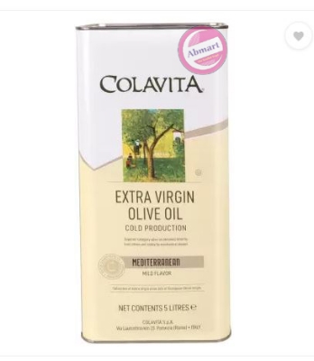 Picture of Colavita Mediterranean Extra Virgin Olive Oil Premium Selection 5 Litre Olive Oil Tin Italy