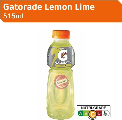 Picture of Gatorade Lemon Lime Bottles, 515ml