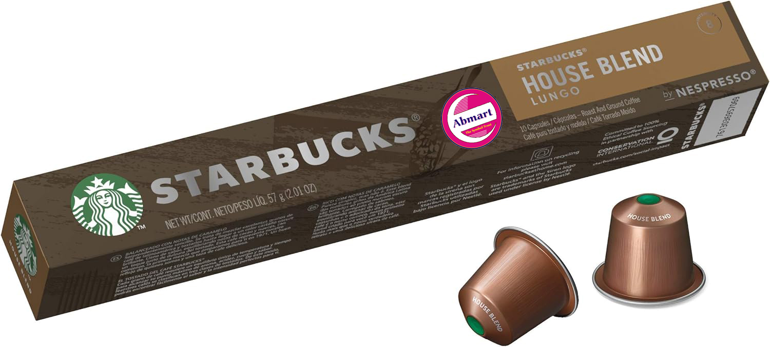 Picture of Starbucks House Blend Lungo By Nespresso 10 Capsules