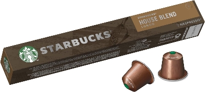 Picture of Starbucks House Blend Lungo By Nespresso 10 Capsules