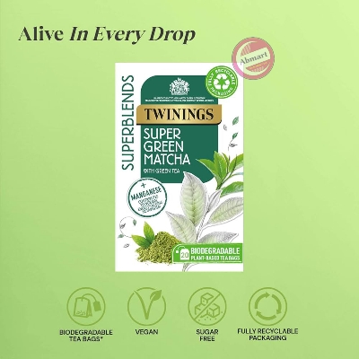 Picture of Twinings Superblends Super Green Matcha 20 Tea bags