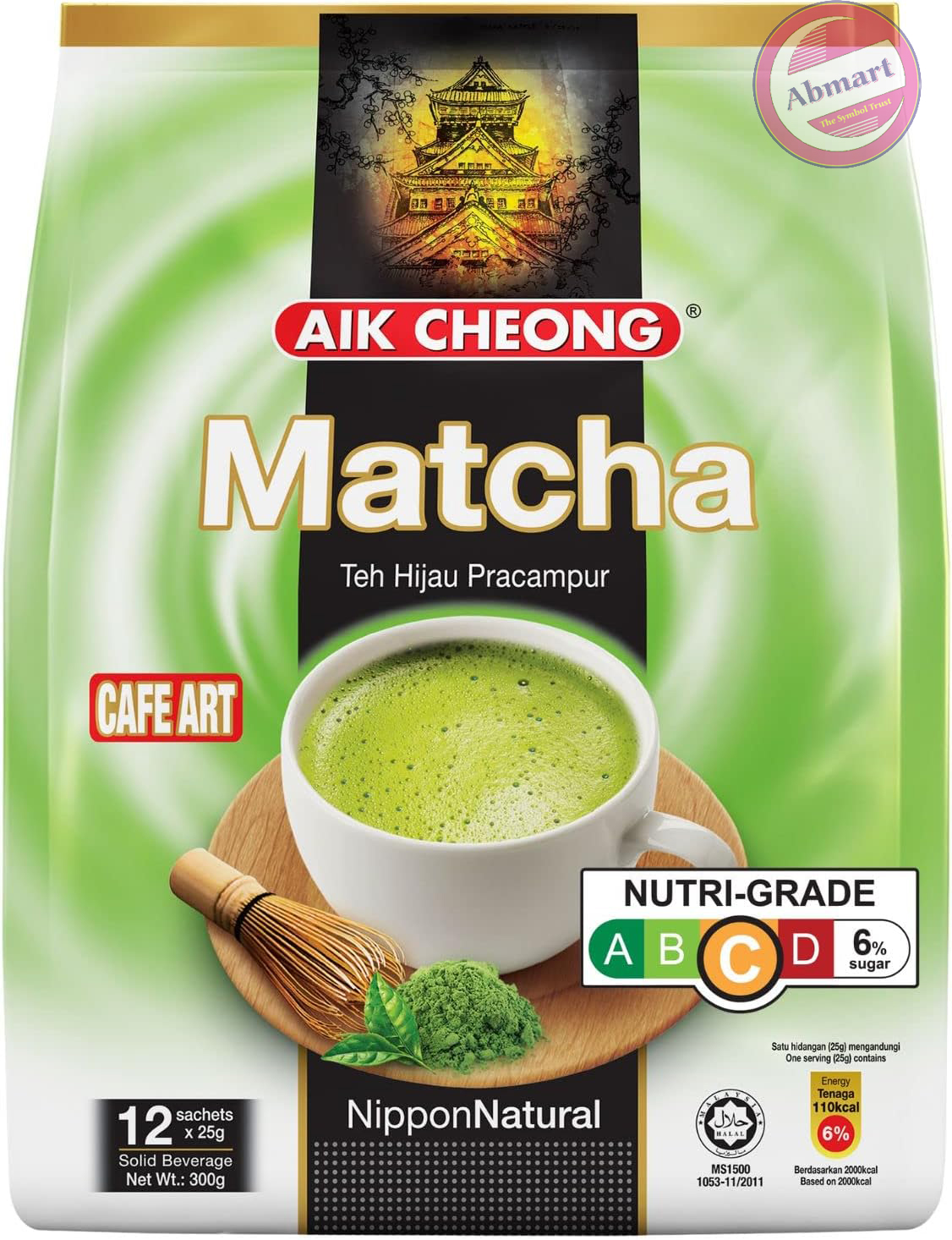 Picture of Aik Cheong Matcha Coffee (25g x 12 Sachets) 300g