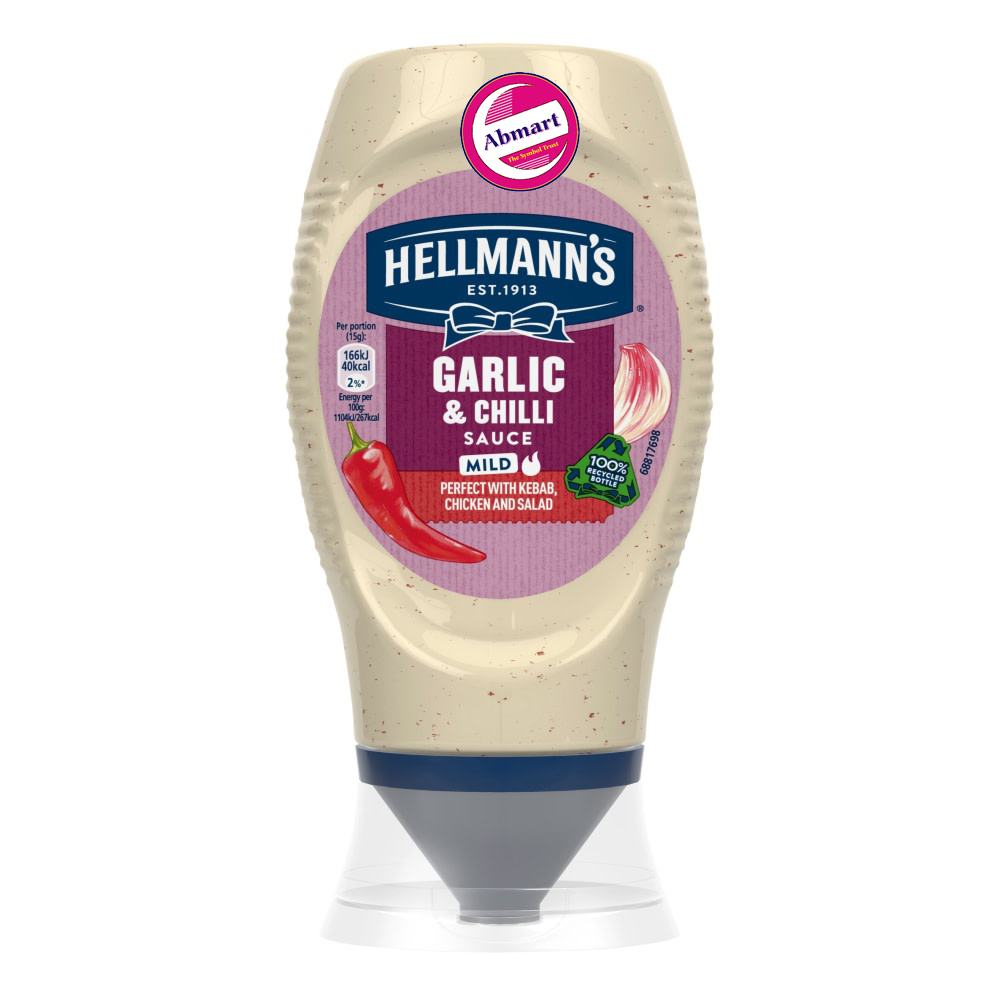 Picture of Hellmanns Garlic and Chilli Squeezy 250ml