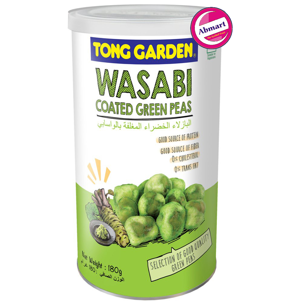 Picture of Tong Garden Wasabi Coated Greenpeas Tin 180g