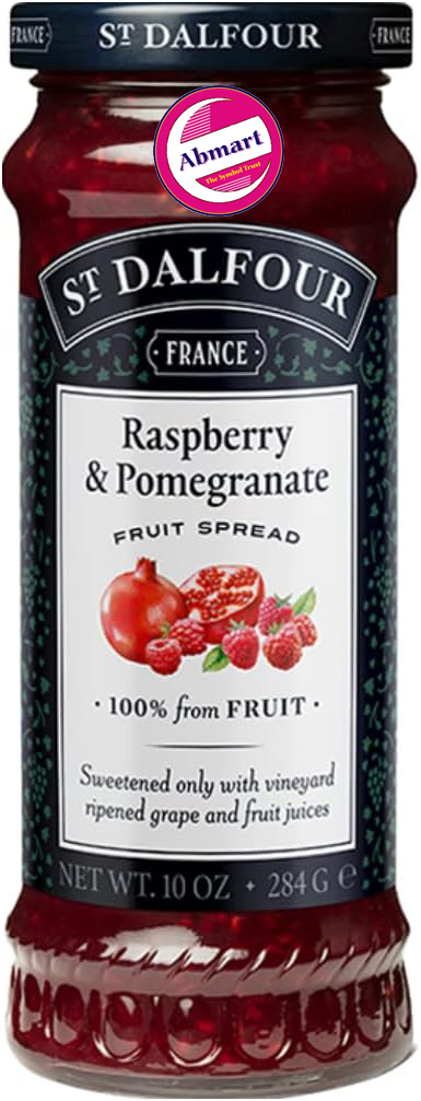 Picture of Saint Dalfour Raspberry and Pomegranate Jam - 1 x 284 Grams