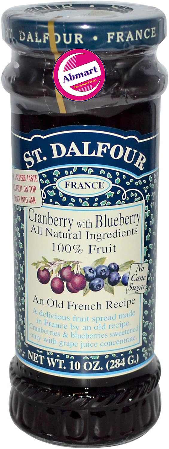 Picture of st dalfour cranberry & blueberry jam 284gm