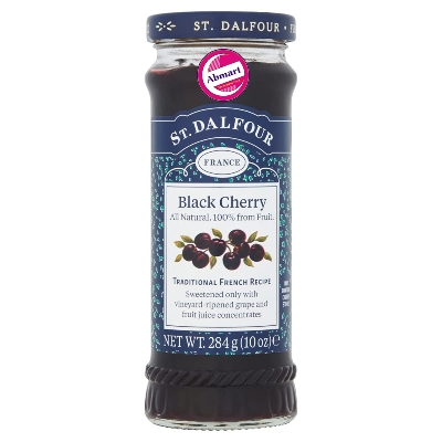Picture of st dalfour black cerry jam 284gm