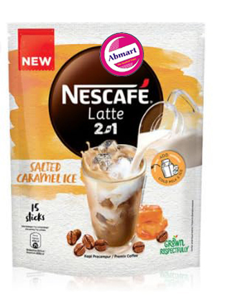 Picture of Latte 2 in 1 Salted Caramel Ice 15 Sticks (15 X 11g), 165g