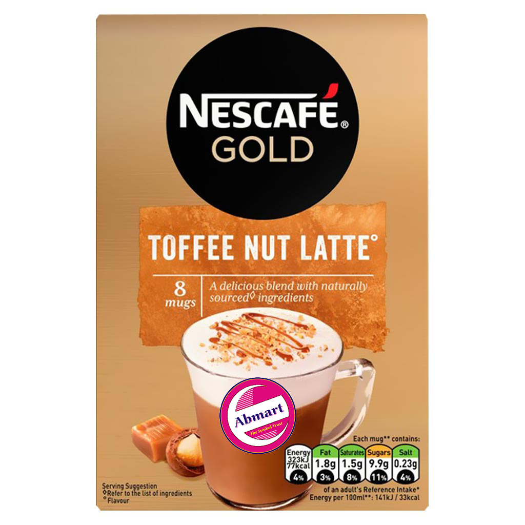 Picture of Gold Toffee Nut Latte Instant Coffee-148.8 gram (18.6 gram x 8 Sachets)