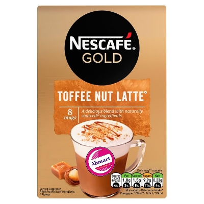 Picture of Gold Toffee Nut Latte Instant Coffee-148.8 gram (18.6 gram x 8 Sachets)