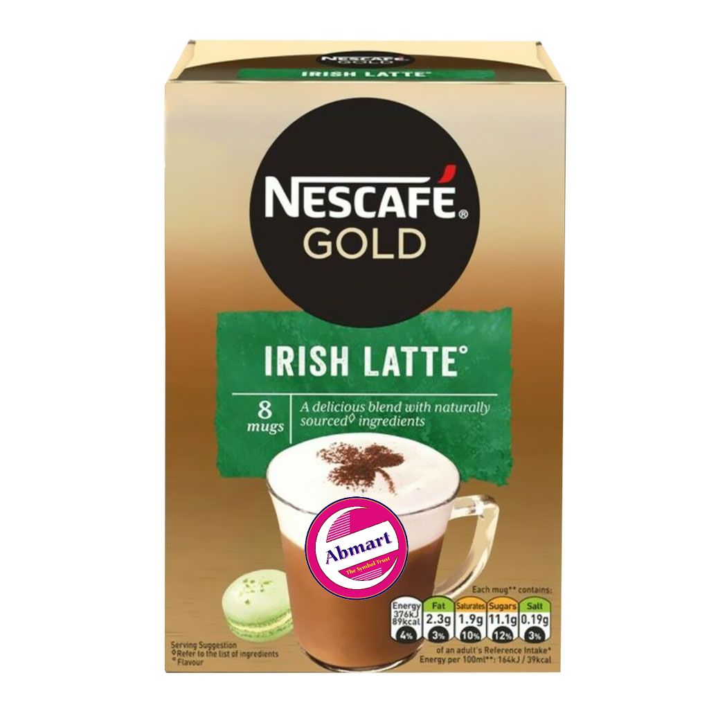 Picture of Gold Irish Latte Instant Coffee-176 gram (22g x 8 Sachets)