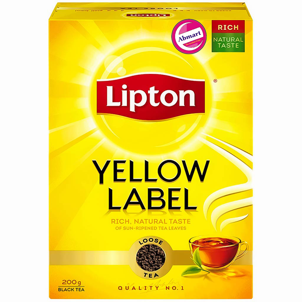 Picture of Lipton Yellow Label Black Tea 200gram (2g x100 sachets)