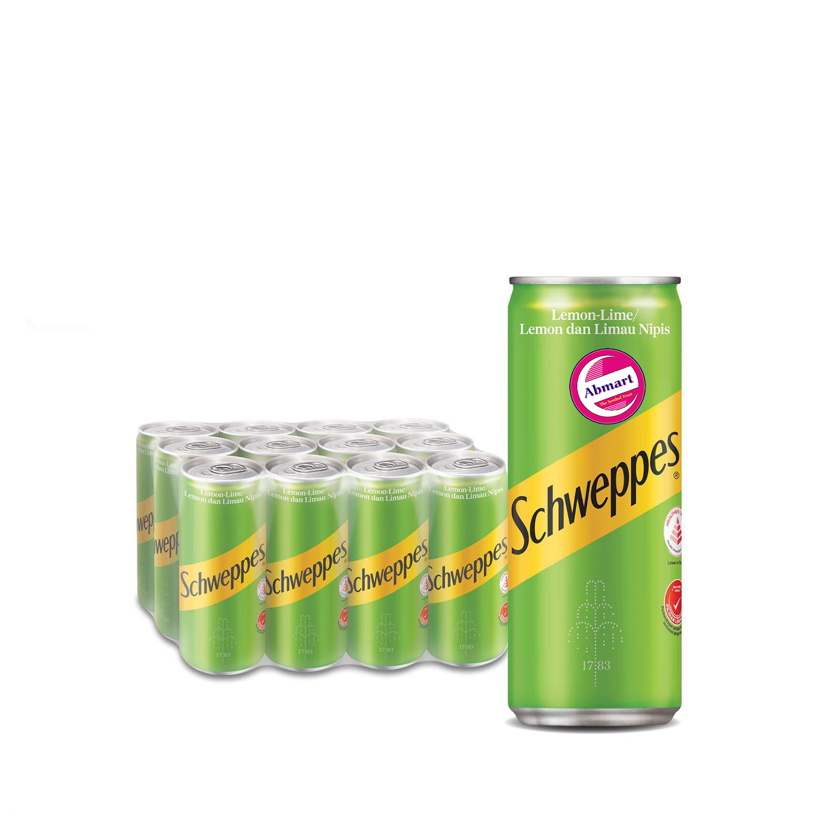 Picture of Schweppes Carbonated Drink-Lemon Lime (24 x 320ml)