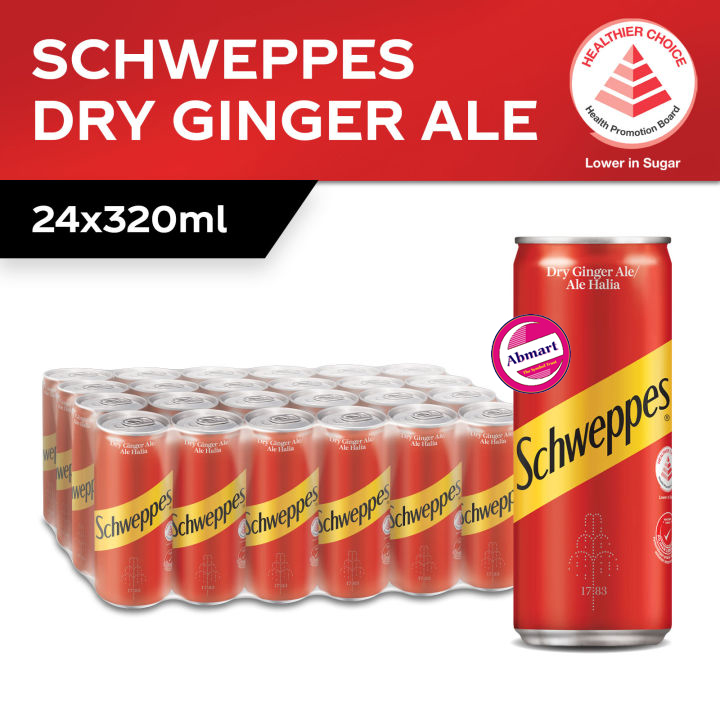 Picture of Schweppes Dry Ginger Ale 330 ml (24 pieces/Full Case)