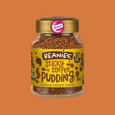 Picture of Beanies Sticky Toffee Pudding Instant Coffee 50gm UK