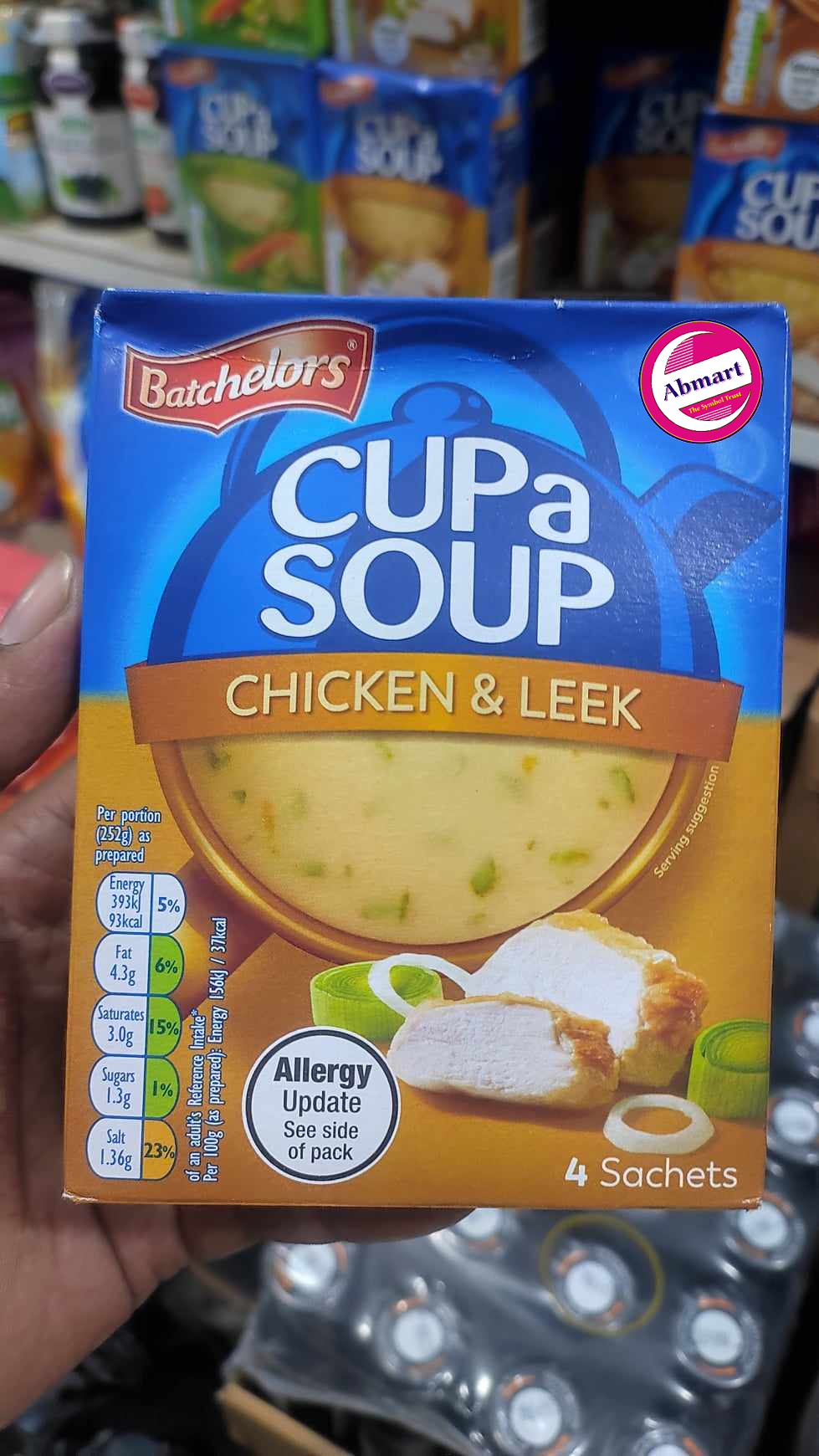 Picture of Batchelors Cup a Soup Chicken & Leek 4 sachets