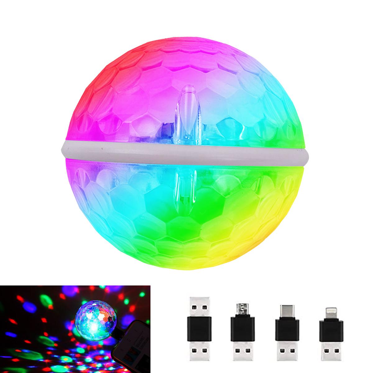 Picture of ডাবল ম্যাজিক বল usb 3w - dj light