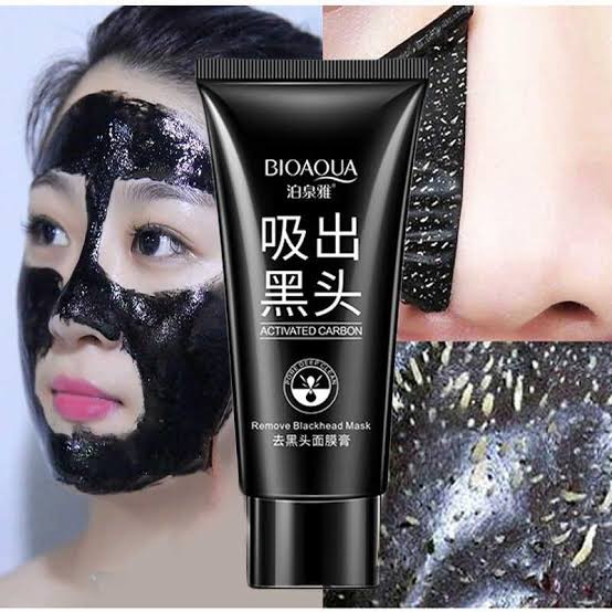 Picture of Bioaqua Charcoal Peel Of Blackhead Mask skin care product - 60gm face mask