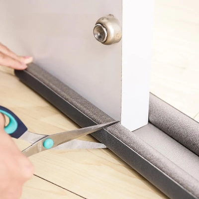Picture of Door Bottom Sealing Strip, Door Gap Dust Stopper, Door Foam, Door Draft, AC Air Stopper Door Insect Protector