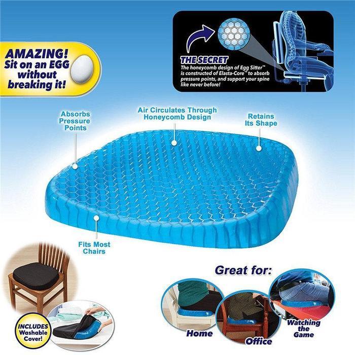 Picture of BulbHead BulbHead 3.2 ounces 17.4 x 13.4 x 2 inches Egg Sitter Seat No Egg Sitter Seat Cushion Elasta-Core 10 Egg Sitter Seat Cushion Egg Sitter Seat