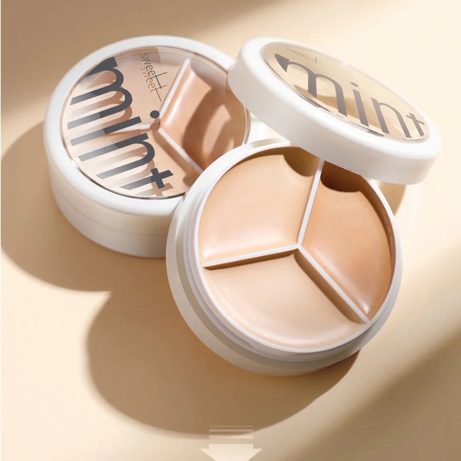 Picture of Sweet Mint Concealer Palette 3 Color Long lasting High Coverage concealer