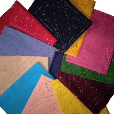 Picture of Combo Pack of 6 Pieces Baby Nokshi Katha - Multicolor