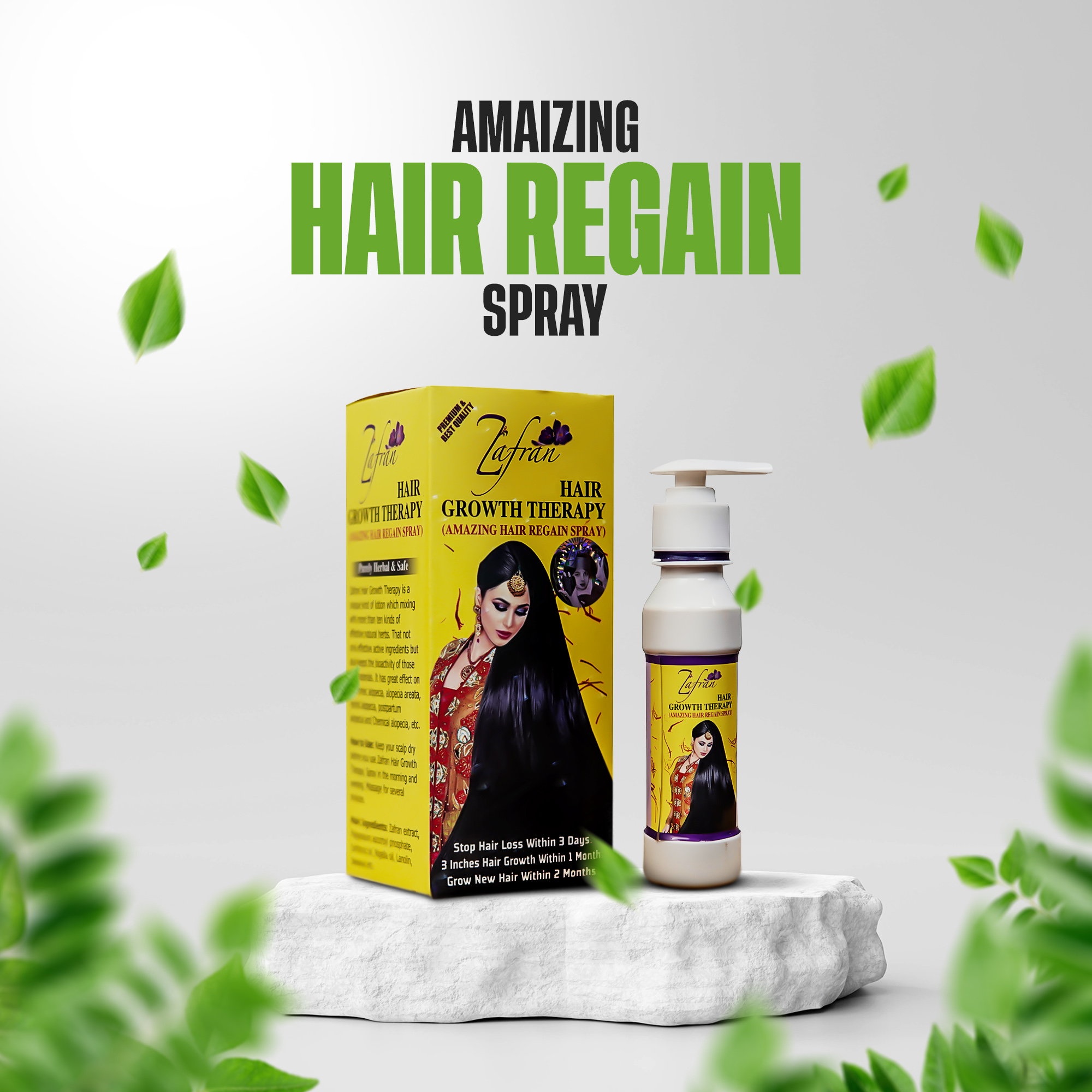Picture of Zafran Hair Growth Therapy Authentic 150ml oil