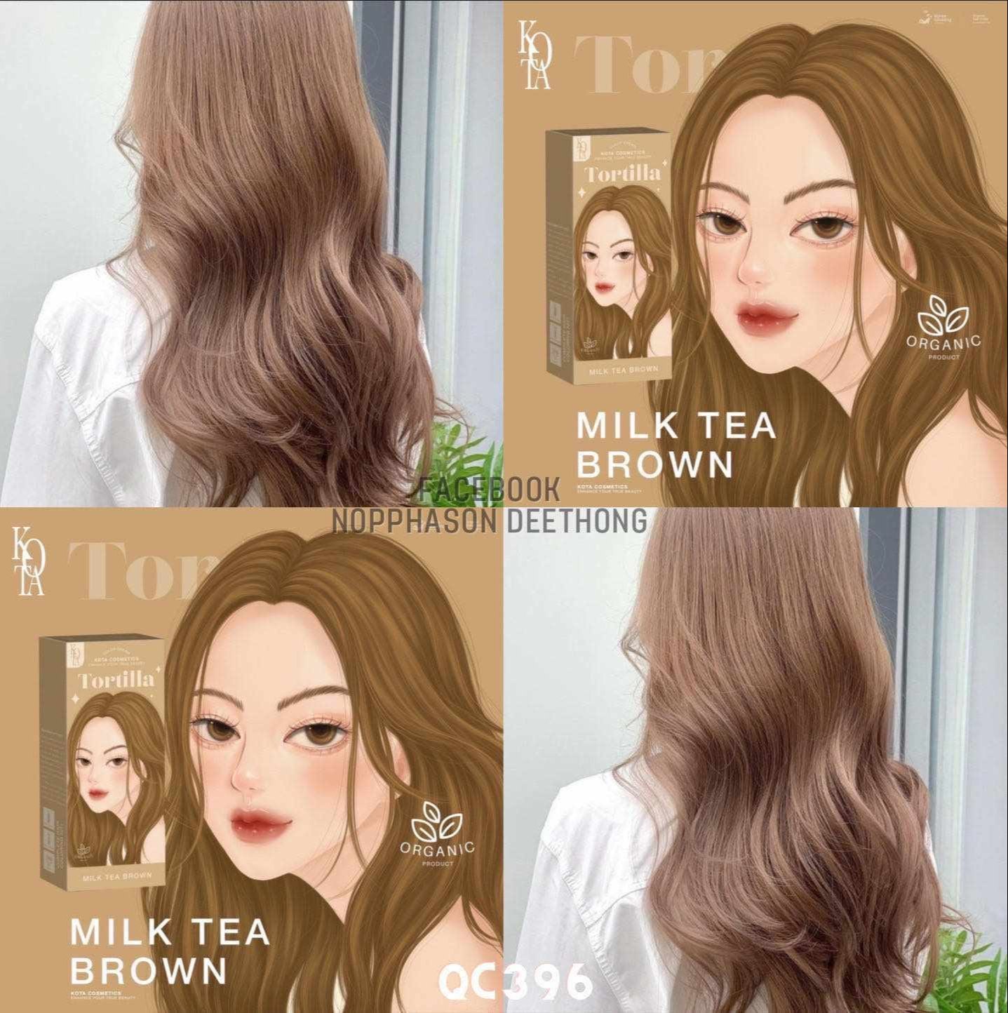 Picture of KOTA Dye Cream Kota Cosmetics Hair Color Organic ( Milk Tea Brown)